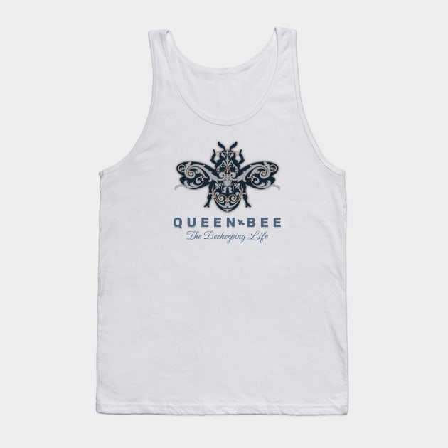 Queen Bee The Beekeeping Life for Beekeepers Tank Top by Contentarama